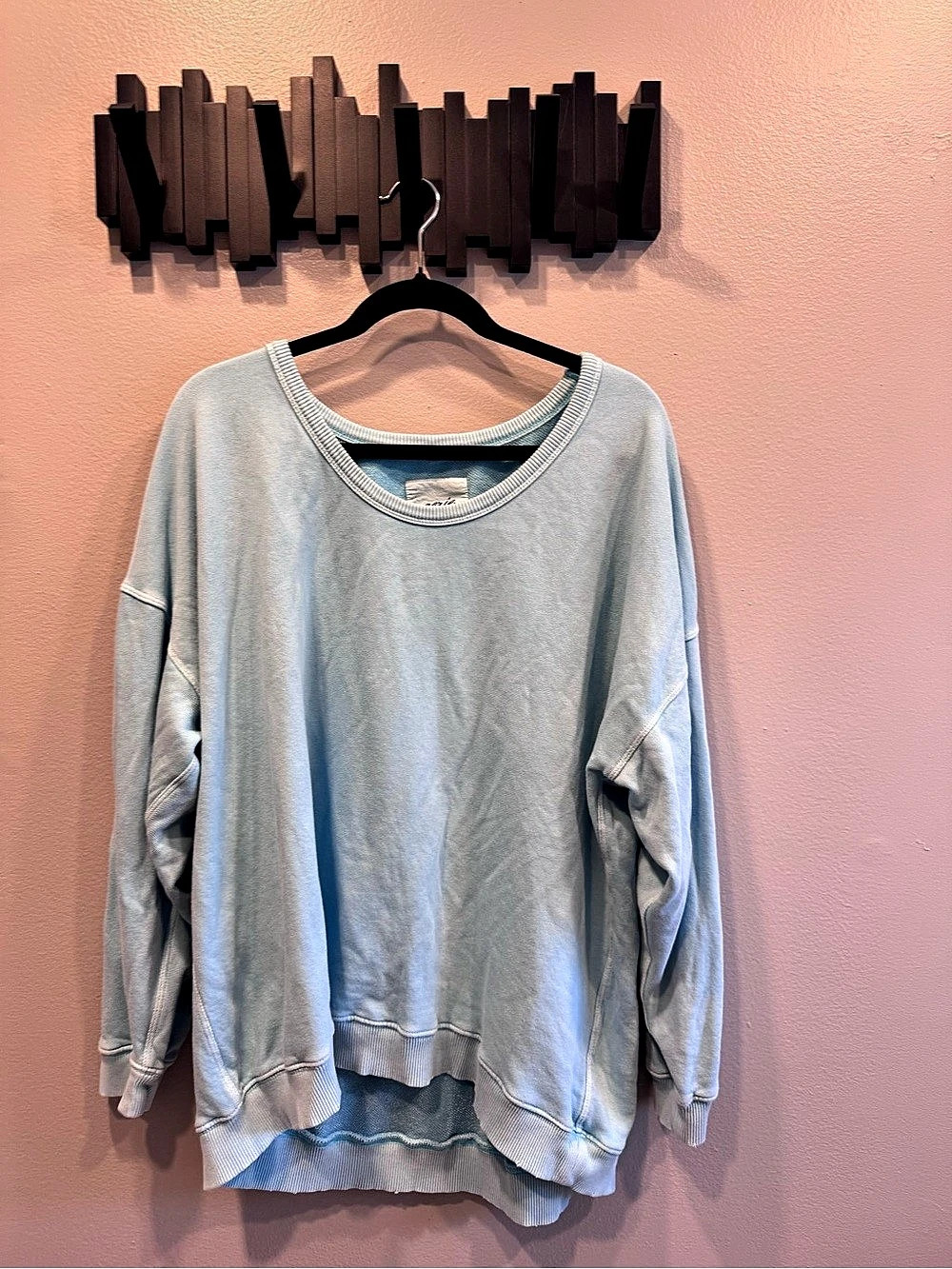 aerie Blue Crewneck Sweatshirt Size Large